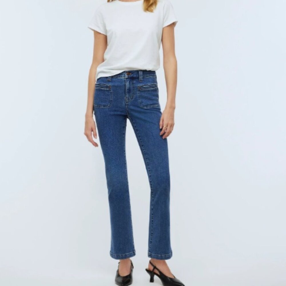 Madewell Midrise Kick Out Jeans